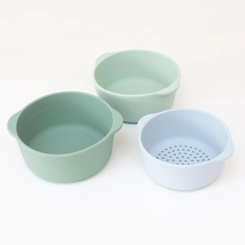 Inspire My Play Nesting Bowls - Green